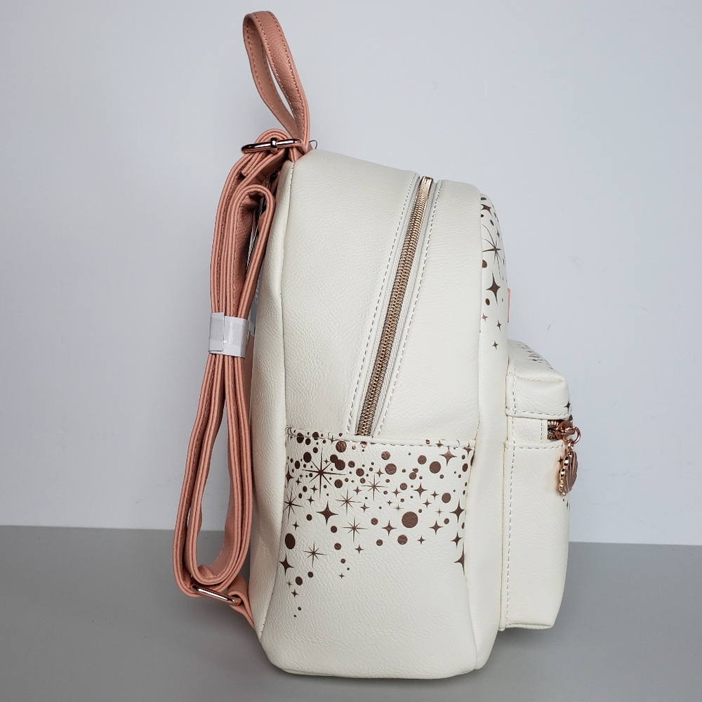 Loungefly Disney Ariel Rose Gold Mini Backpack - Picture 4 of 7